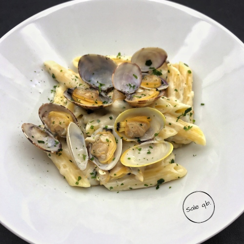 penne besciamelle e vongole