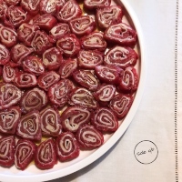 carpaccio di carne farcito